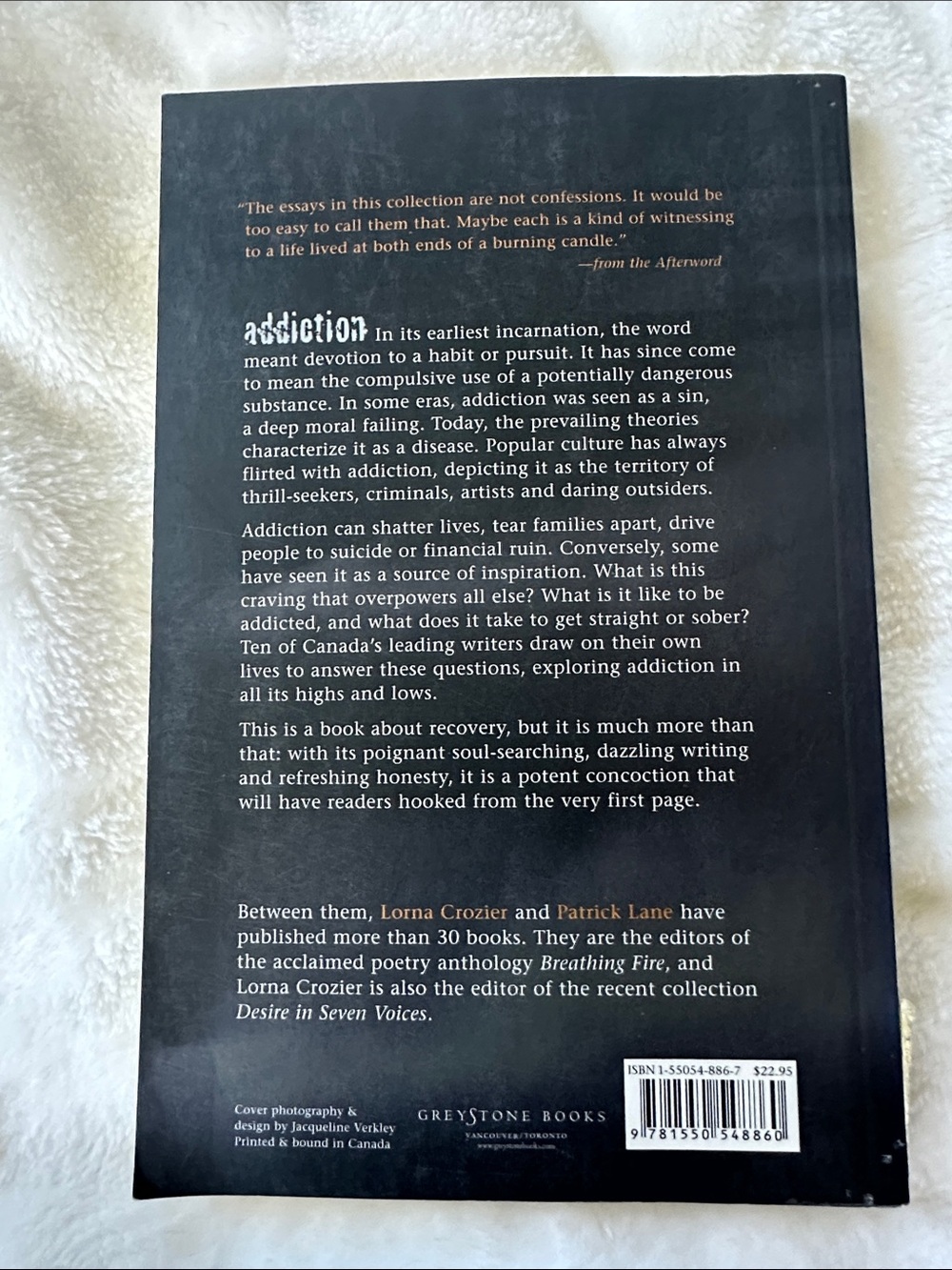 ADDICTED: Notes From the Belly of the Beast Paperback a Book About Recovery - Picture 2 of 2